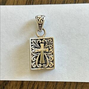 Icthus Fish and Cross pendant